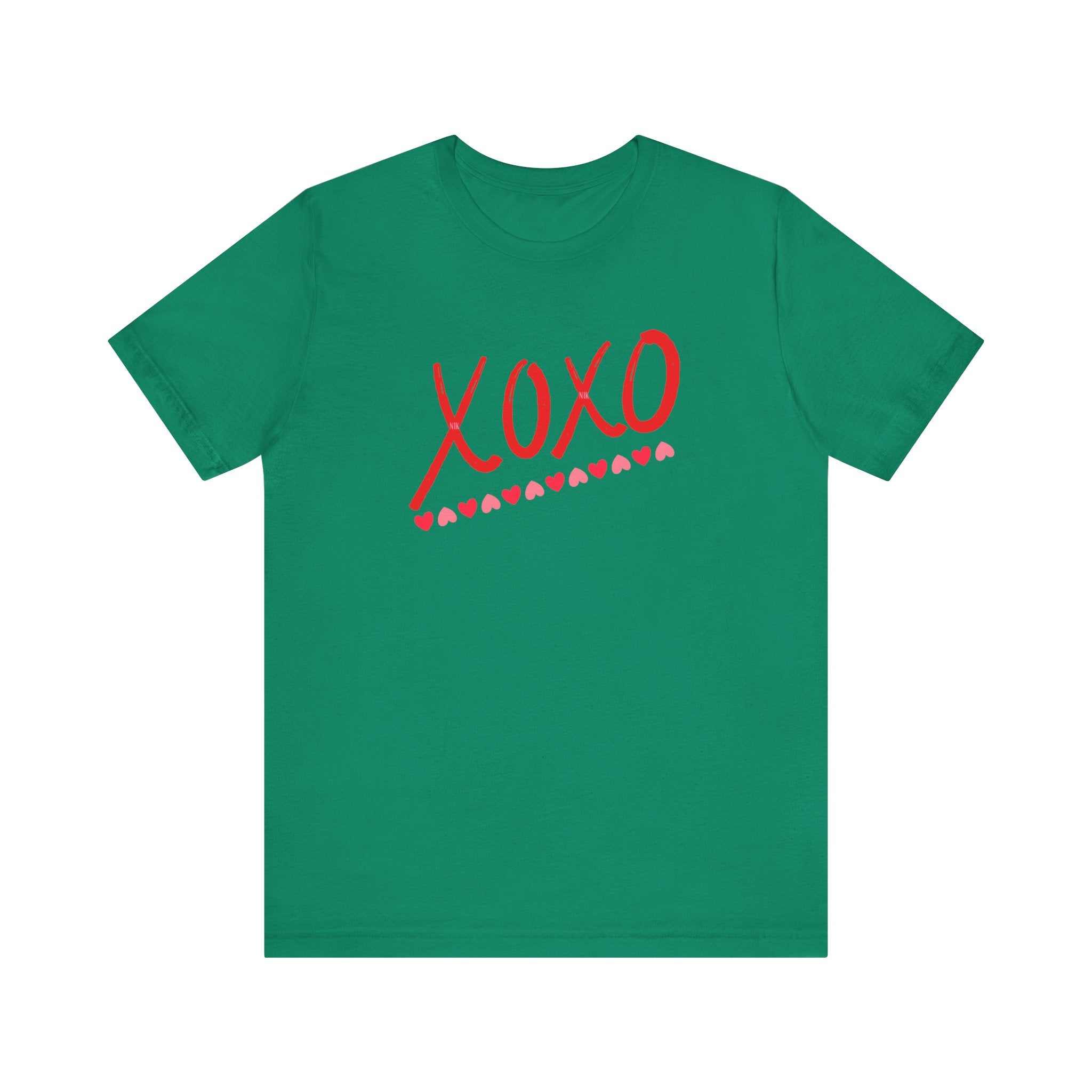 XoXo Valentine Casual Soft Unisex Jersey Crew Neck Short Sleeve TeeT-ShirtXoXo Valentine Casual Soft Unisex Jersey Crew Neck Short Sleeve Tee