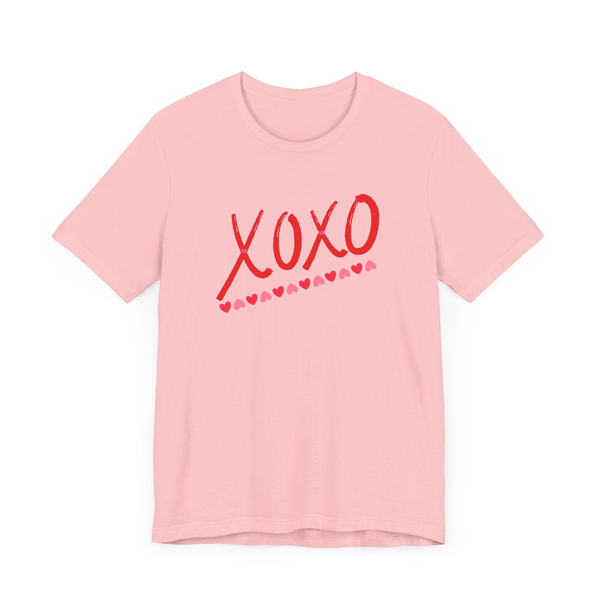 XoXo Valentine Casual Soft Unisex Jersey Crew Neck Short Sleeve TeeT-ShirtXoXo Valentine Casual Soft Unisex Jersey Crew Neck Short Sleeve Tee