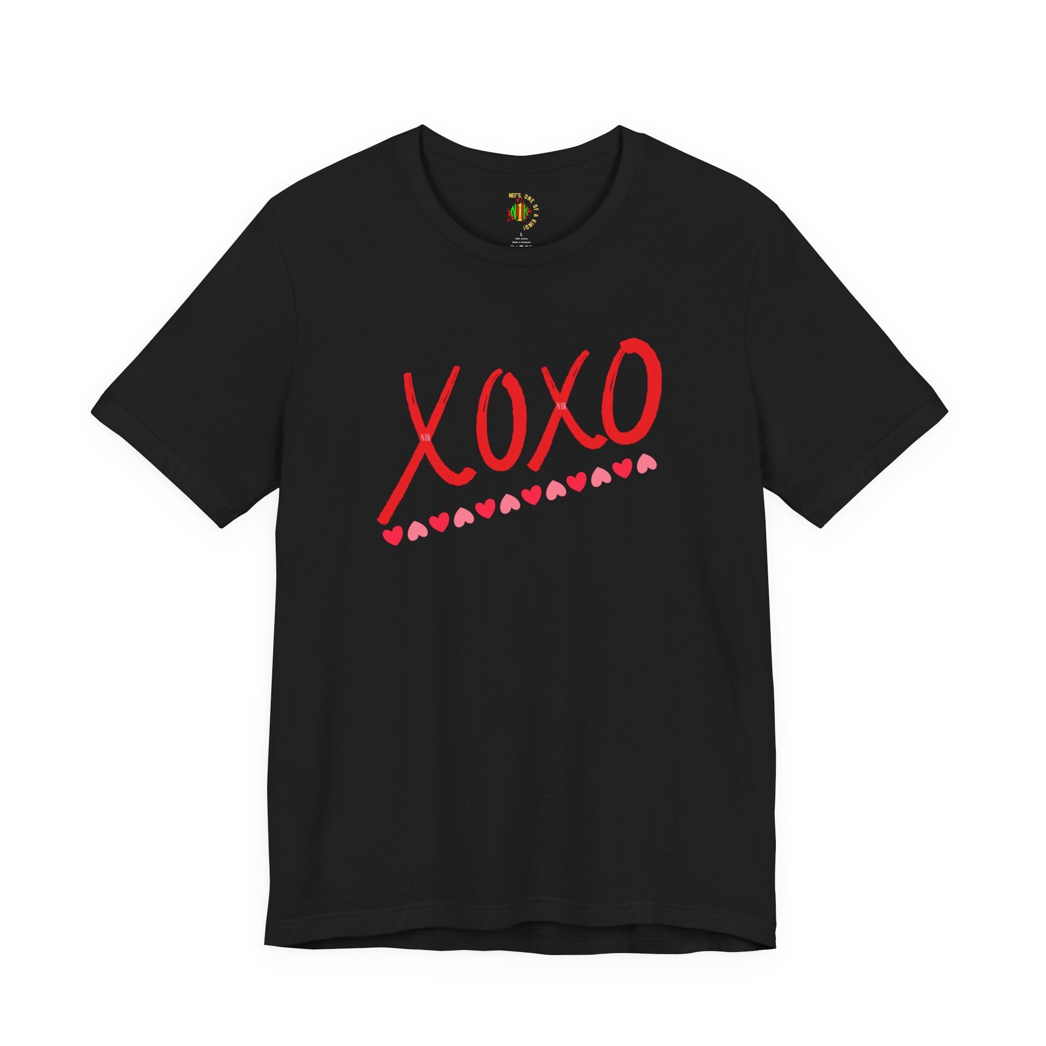 XoXo Valentine Casual Soft Unisex Jersey Crew Neck Short Sleeve Tee