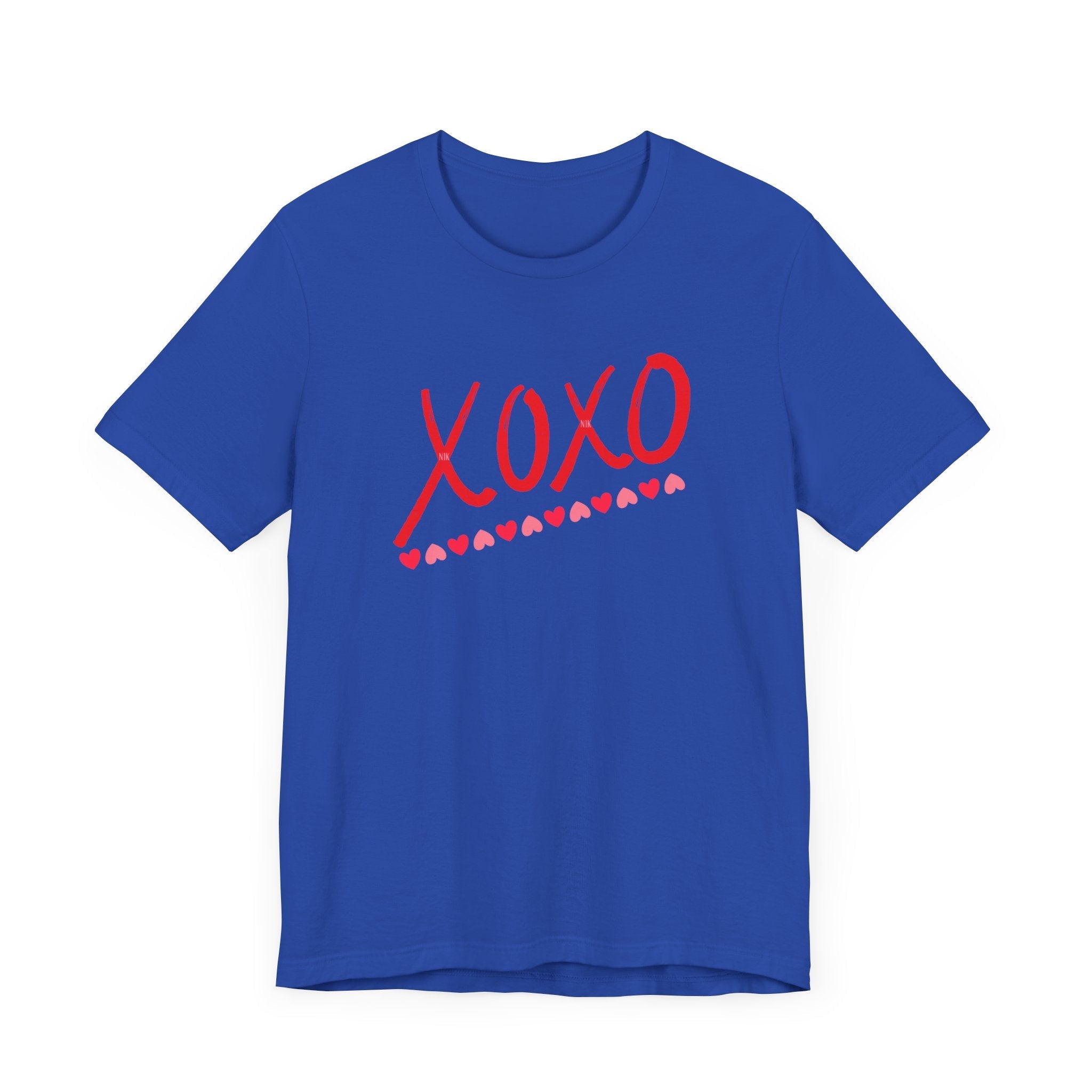 XoXo Valentine Casual Soft Unisex Jersey Crew Neck Short Sleeve TeeT-ShirtXoXo Valentine Casual Soft Unisex Jersey Crew Neck Short Sleeve Tee