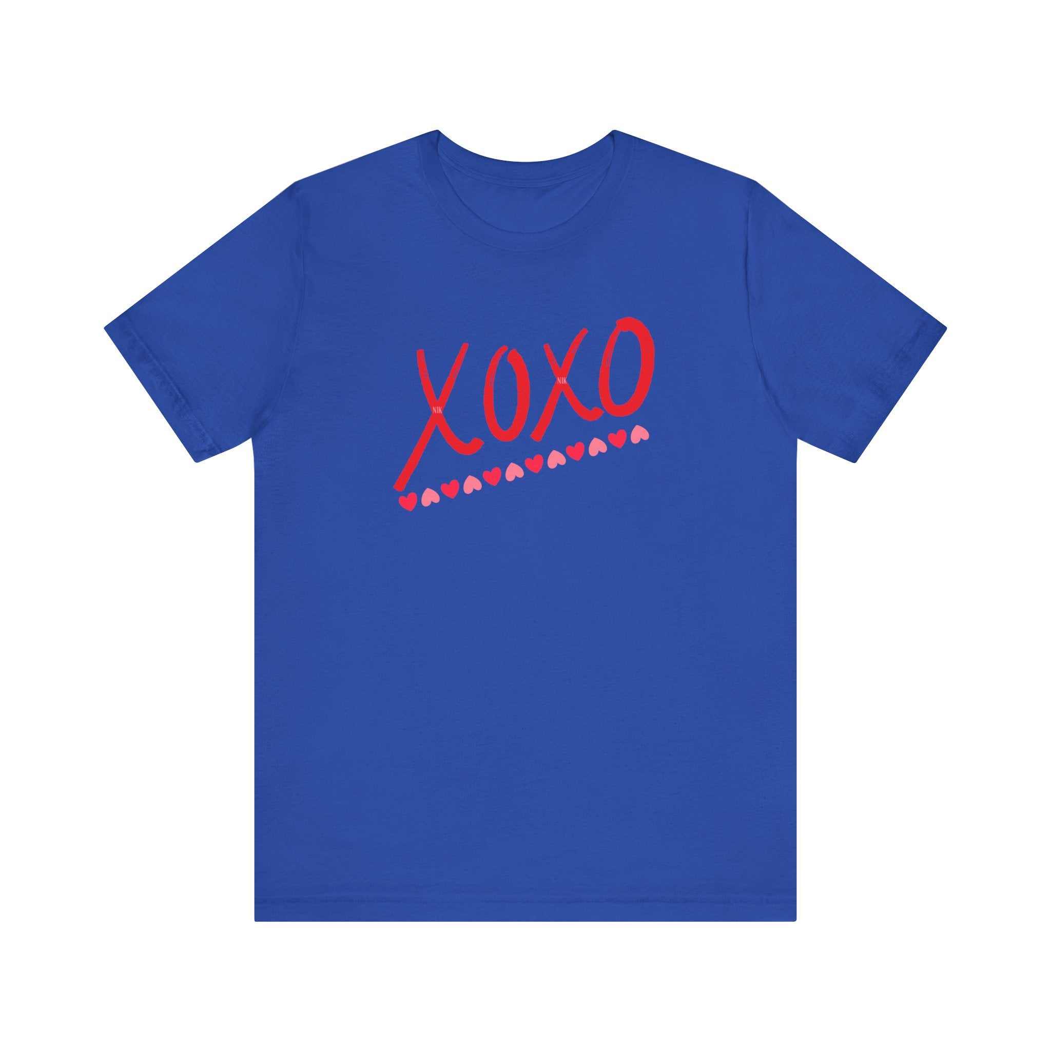 XoXo Valentine Casual Soft Unisex Jersey Crew Neck Short Sleeve TeeT-ShirtXoXo Valentine Casual Soft Unisex Jersey Crew Neck Short Sleeve Tee
