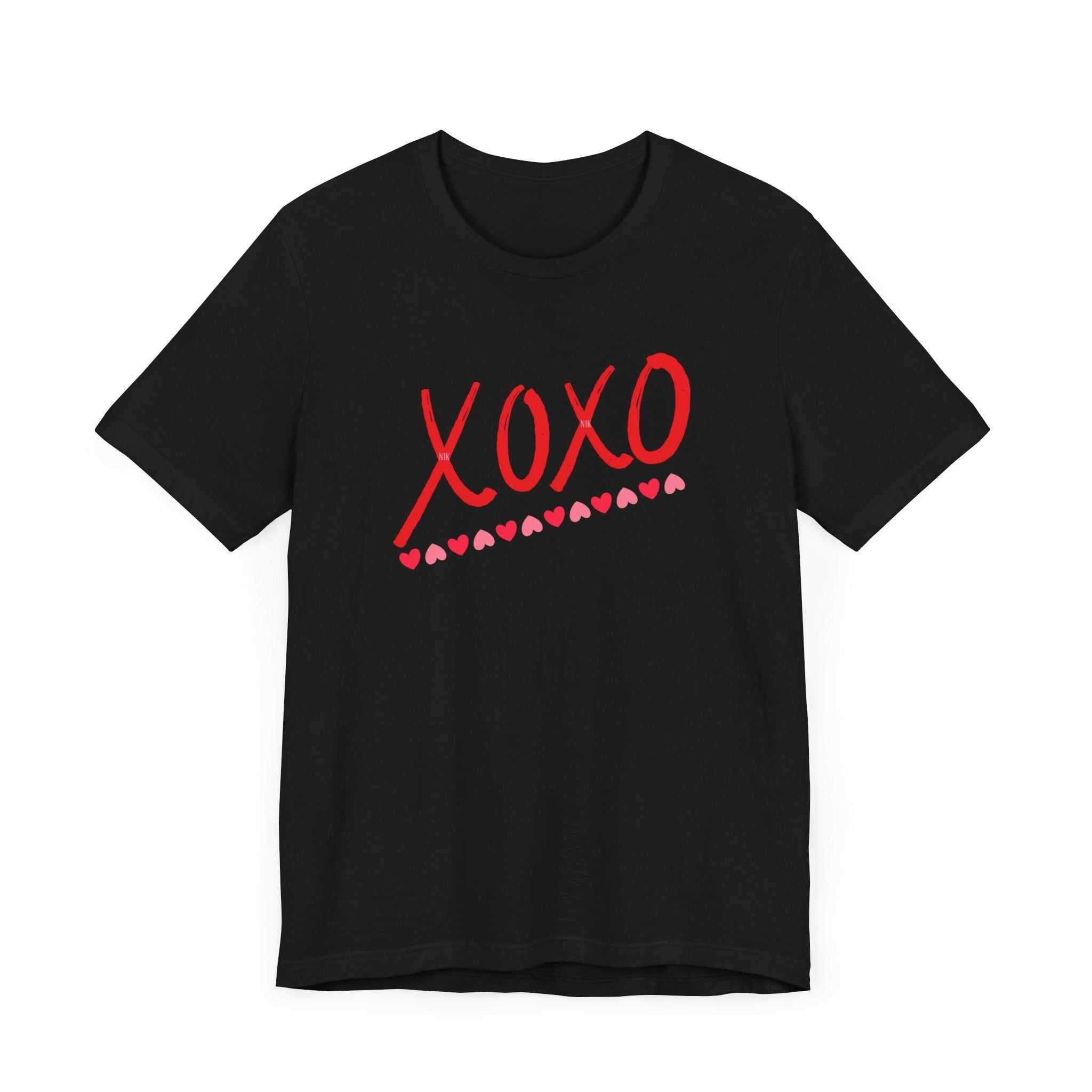 XoXo Valentine Casual Soft Unisex Jersey Crew Neck Short Sleeve TeeT-ShirtXoXo Valentine Casual Soft Unisex Jersey Crew Neck Short Sleeve Tee
