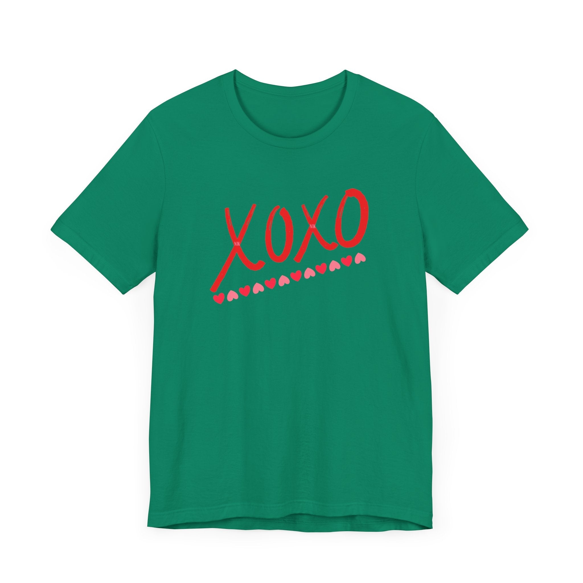 XoXo Valentine Casual Soft Unisex Jersey Crew Neck Short Sleeve TeeT-ShirtXoXo Valentine Casual Soft Unisex Jersey Crew Neck Short Sleeve Tee