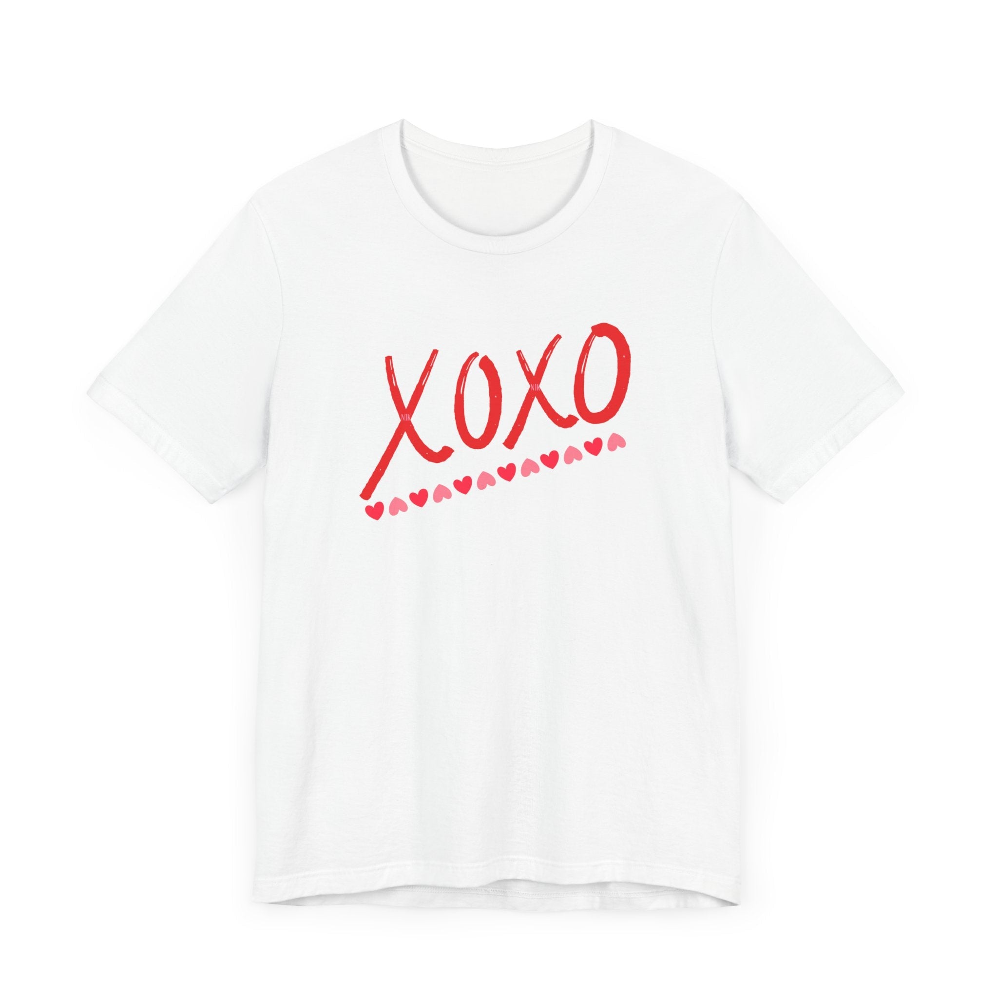 XoXo Valentine Casual Soft Unisex Jersey Crew Neck Short Sleeve TeeT-ShirtXoXo Valentine Casual Soft Unisex Jersey Crew Neck Short Sleeve Tee
