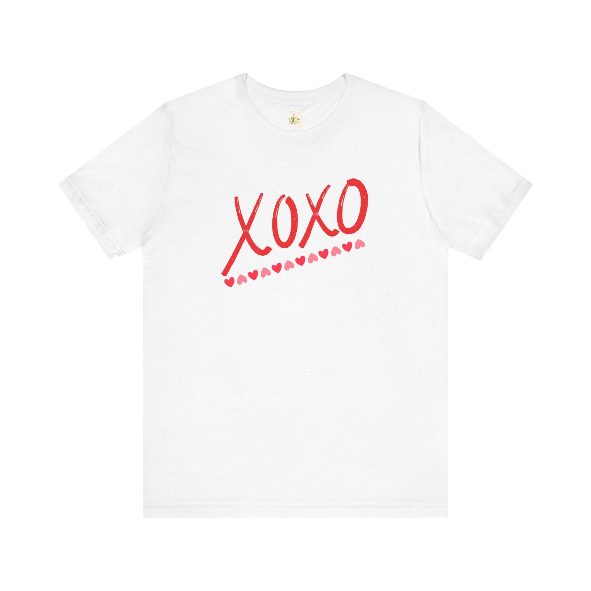 XoXo Valentine Casual Soft Unisex Jersey Crew Neck Short Sleeve Tee