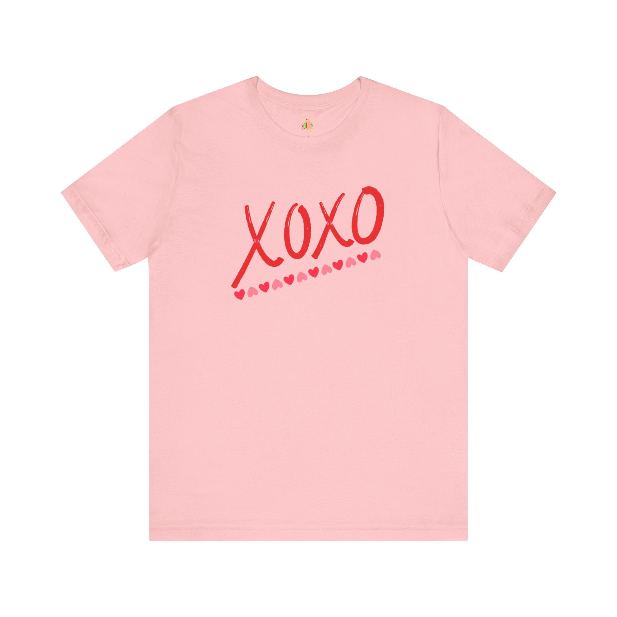 XoXo Valentine Casual Soft Unisex Jersey Crew Neck Short Sleeve Tee
