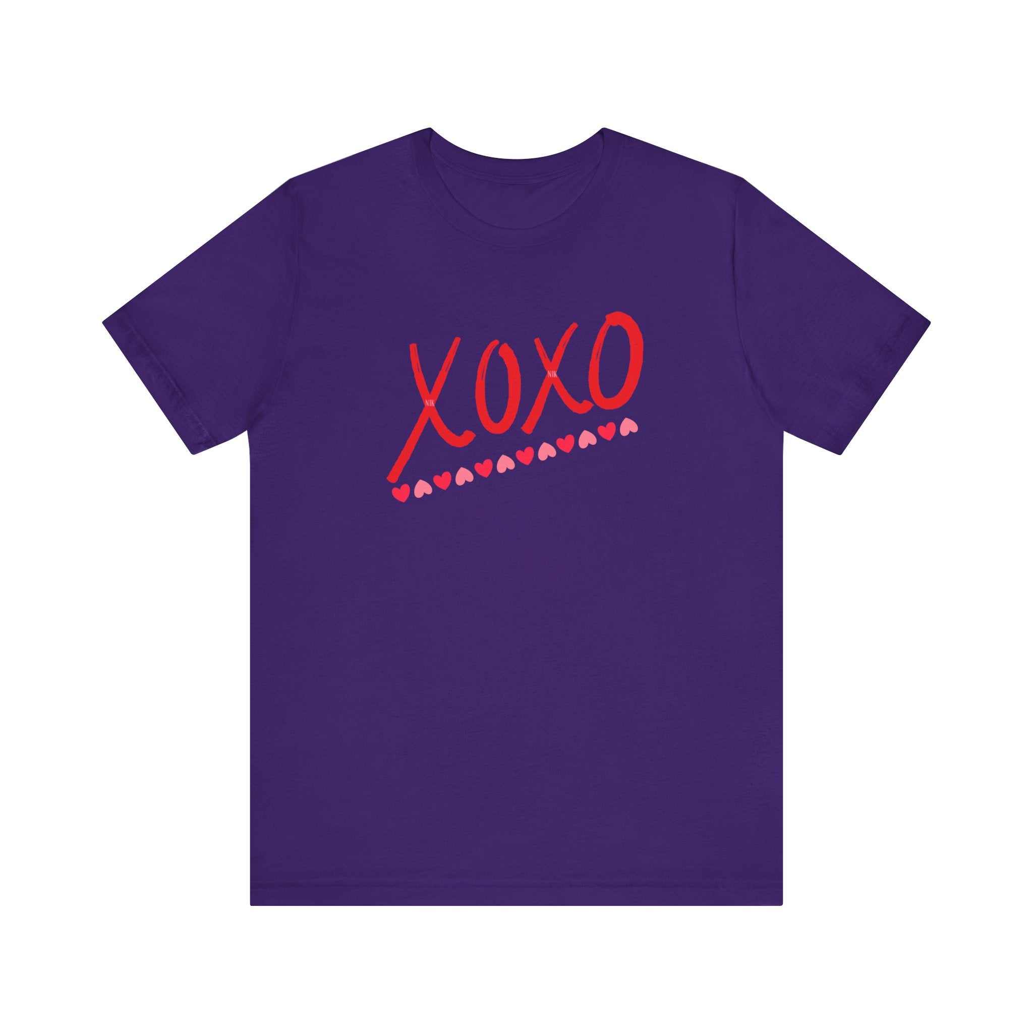 XoXo Valentine Casual Soft Unisex Jersey Crew Neck Short Sleeve TeeT-ShirtXoXo Valentine Casual Soft Unisex Jersey Crew Neck Short Sleeve Tee