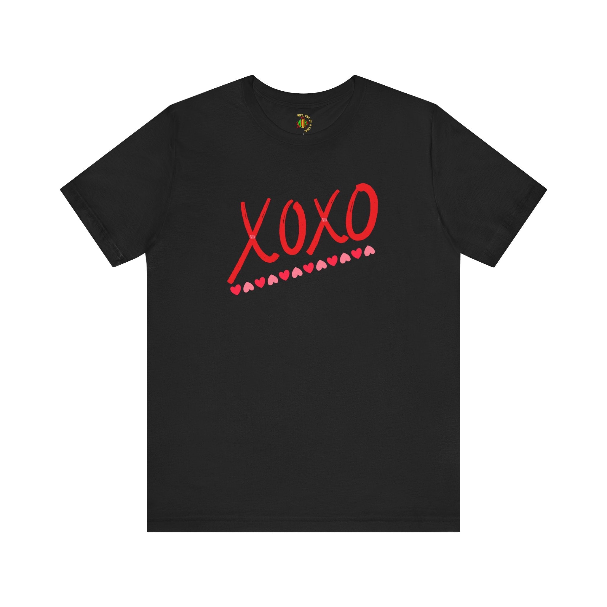 XoXo Valentine Casual Soft Unisex Jersey Crew Neck Short Sleeve Tee